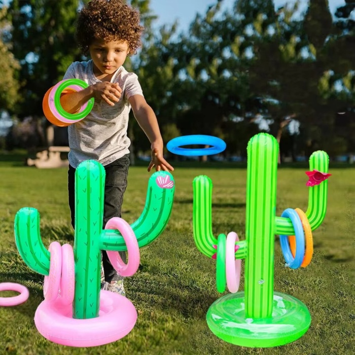 Inflatable Cactus Ring Toss Game Set - Yiwu Sunrise Inflatable Toys LTD