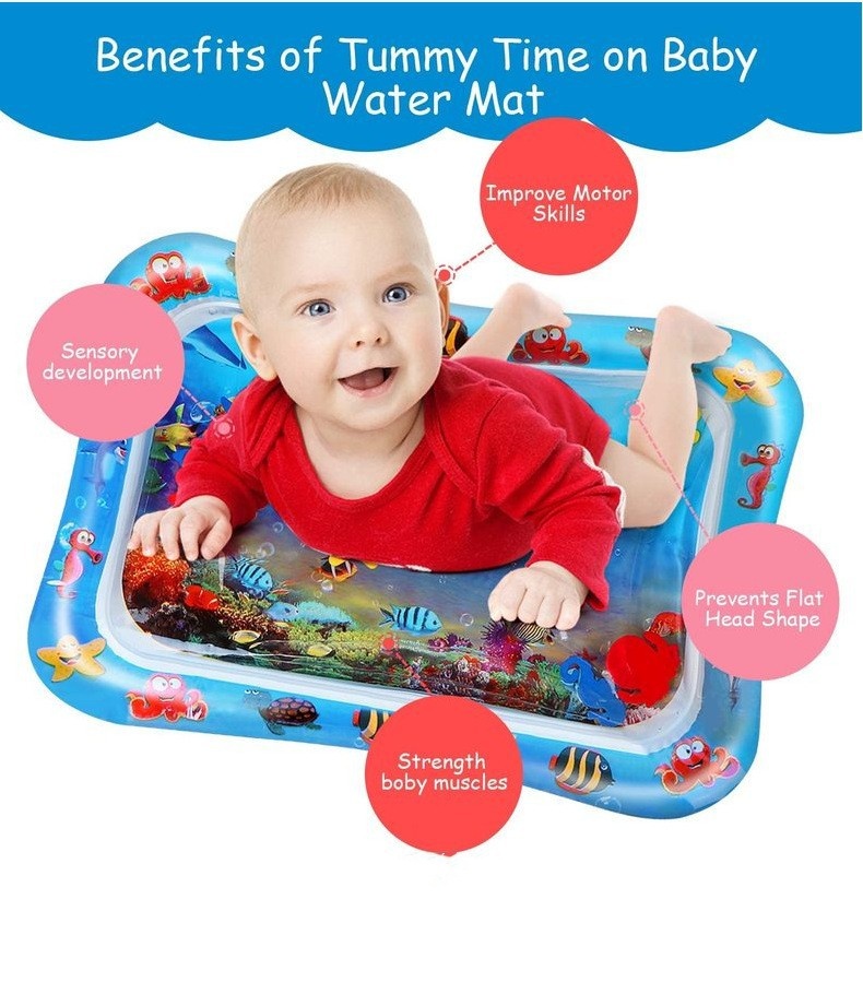 Inflatable Tummy Time Water Play Mat for Babies - Yiwu Sunrise ...